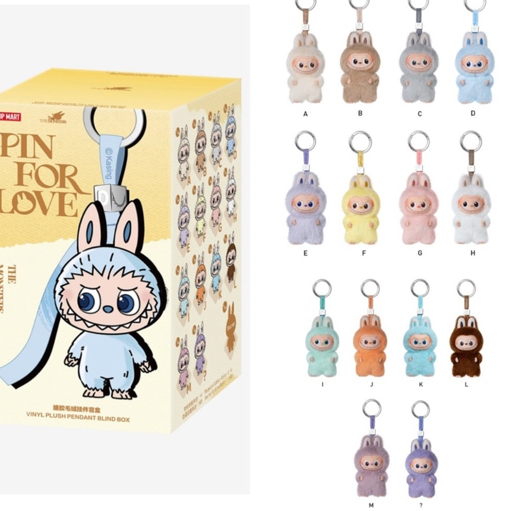 Pin For Love - Letter I Labubu Pop Mart